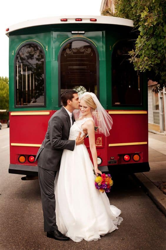 Planes, Trains, and Automobiles: Unique Wedding Getaway Rides - Sophia ...