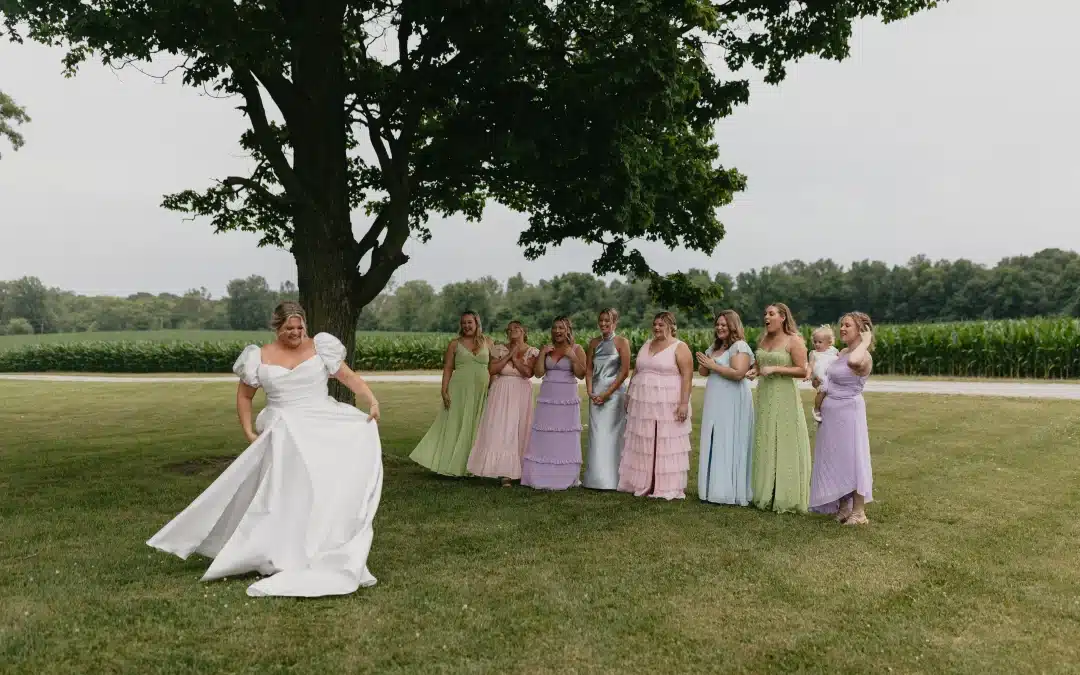 How to Rock Mismatched Bridesmaid Dresses Without the Stress