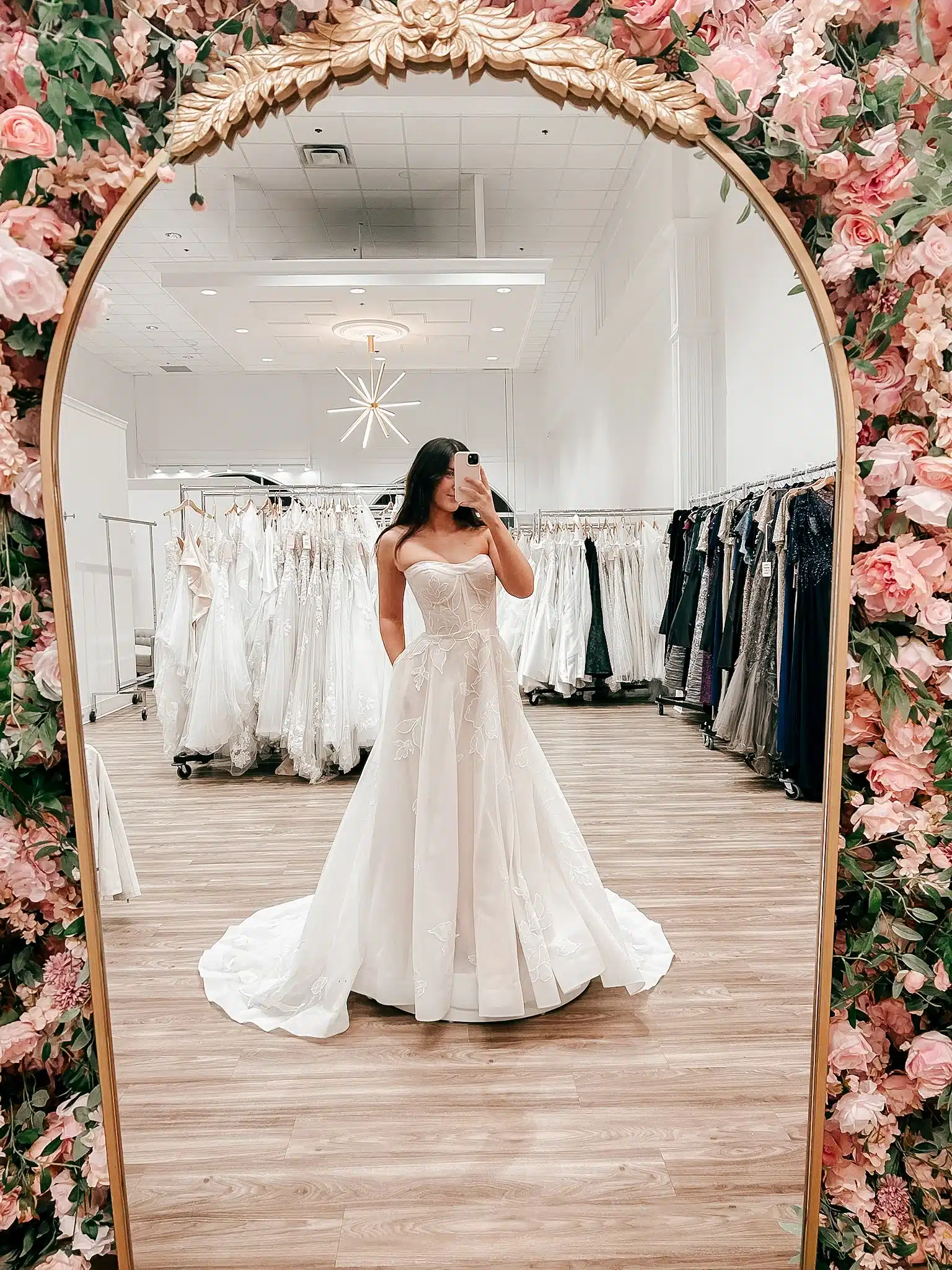 White Friday Wedding Dress Sample Sale
