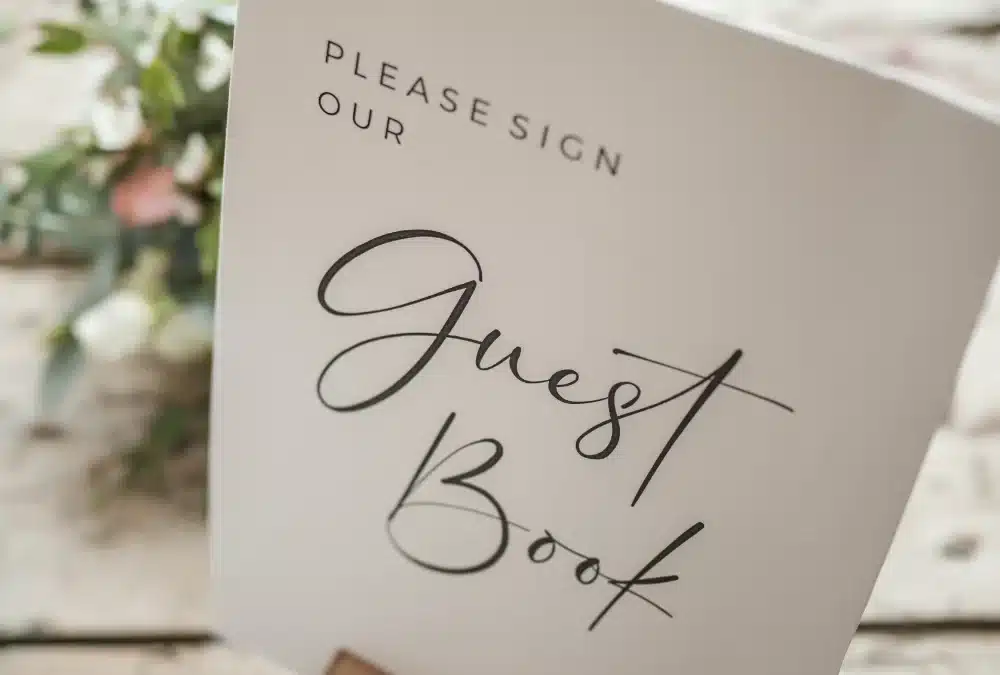 Unique Wedding Guest Book Alternatives