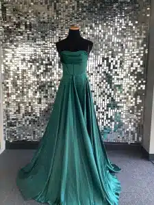 Dark Green Emerald Prom Dress