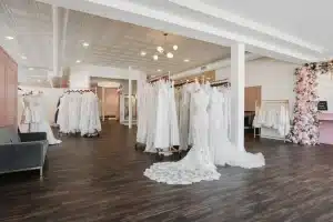 Inside Of Southport Wedding Dress Shop
