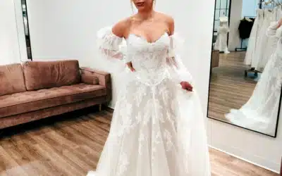 Detachable Sleeves for Wedding Dress: Two Looks, One Gown