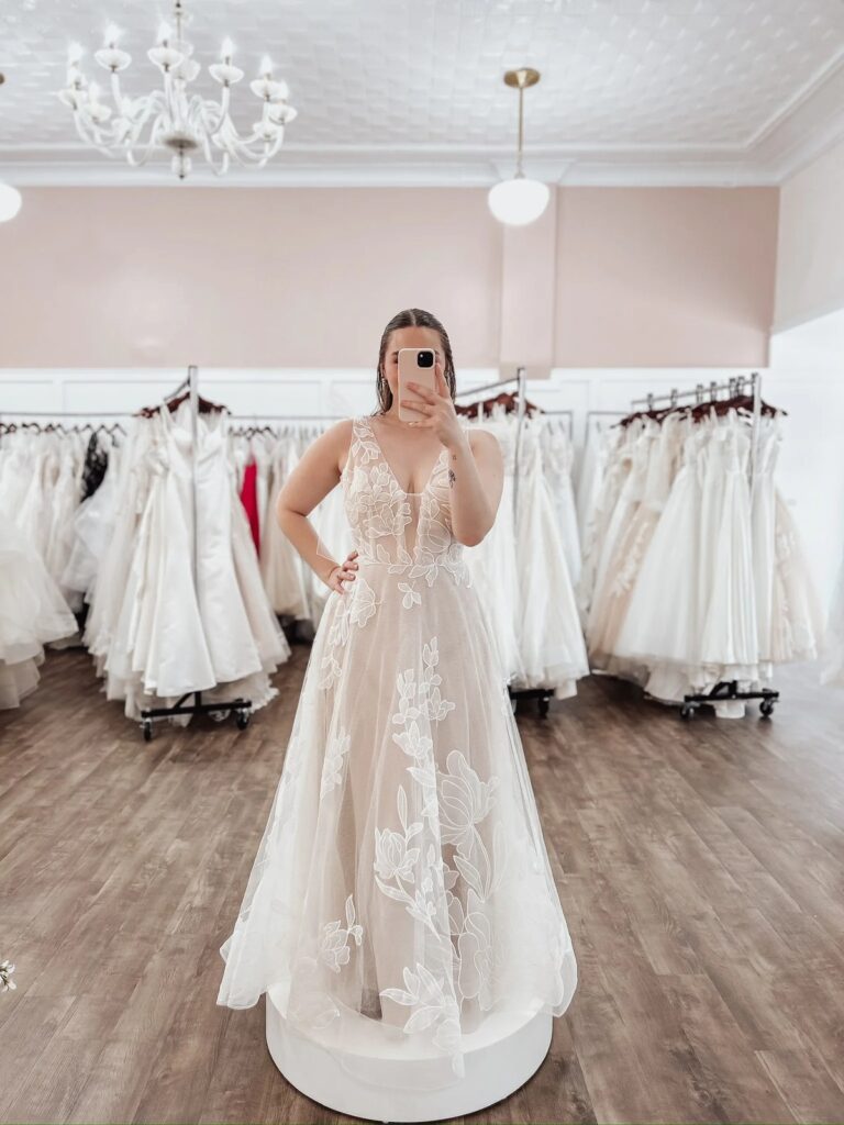 Boho chic elopement dress options in Indianapolis